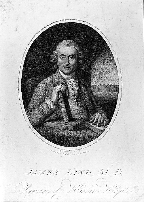 James Lind, the naval surgeon who ran the Salisbury trial